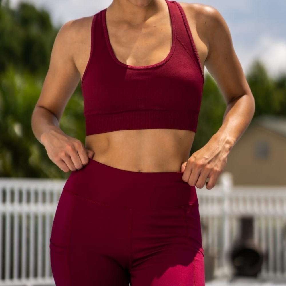 Sport top - Burgundy